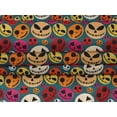 thumbnail image 4 of oneOone Velvet Dark Teal Blue Fabric Halloween Fabric For Sewing Printed Craft Fabric By The Yard 58 Inch Wide, 4 of 5