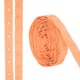 thumbnail image 1 of Cinta de botón a presión Uxcell, 3 yardas de cinta de botones de poliéster, accesorios de costura para manualidades DIY, color naranja, 1 of 6