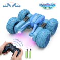 thumbnail image 1 of CNKOO 2.4GHz RC Car for Kids  360° Rotation Remote Control Stunt Car for Boys and Girls  4WD Off-Road Double Side Driving Vehicles with LED Lights  Red, 1 of 7