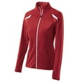 thumbnail image 1 of Ladies Tumble Jacket L Scarlet/Scarlet Heather/White, 1 of 1