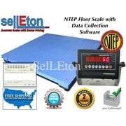 NEW NTEP Legal 60" x 60" 5' Floor scale pallet 10,000 x 2 lb with Data Software