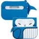 thumbnail image 2 of Funda Protectora Compatible con Apple AirPods Pro 2 - Funda de Silicona Portátil para Auriculares Llavero 3D - Patrón de Ballena Azul - Funda Protectora para Tapones para los Oídos, 2 of 4