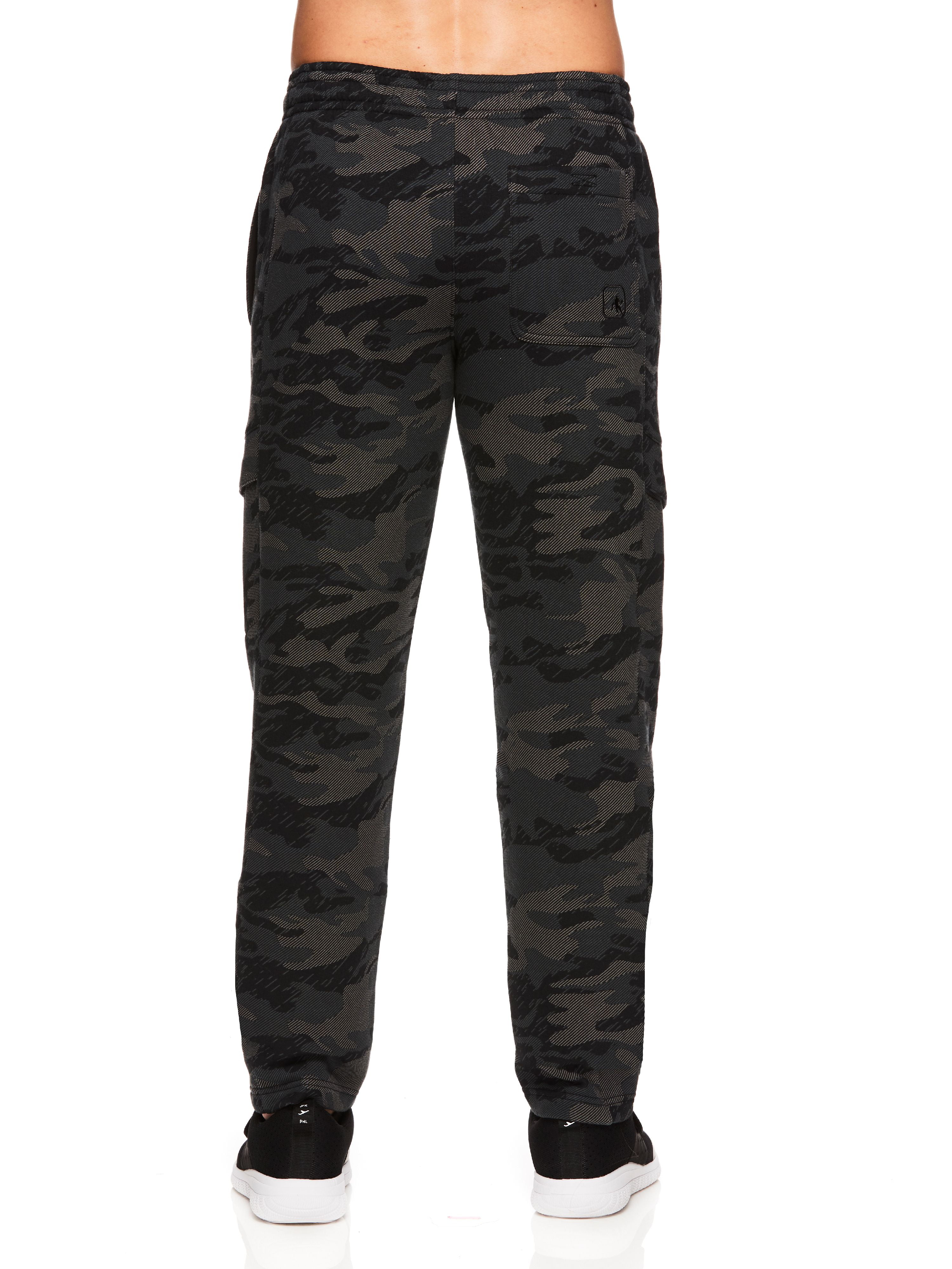 and1 mens fleece performance cargo pants