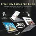 thumbnail image 5 of Lenovo Yoga 7i 2-in-1 16" 2K Touchscreen Laptop, Intel Core Ultra 5 226V, 16GB LPDDR5X, 1TB(512GB SSD+512GB Docking Station), Intel Arc Graphics, Backlit Keyboard, Fingerprint, Wi-Fi 7, Win 11, Gray, 5 of 8