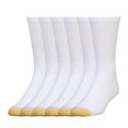 thumbnail image 1 of Calcetines GOLDTOE 656S de algodón tipo crew para deporte, 6 pares, talla XL, 1 of 5