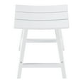 thumbnail image 5 of GARDEN 24" Inches Adirondack Plastic Outdoor Bar Stools for Patio, White, 5 of 10