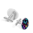 thumbnail image 3 of Butterfly Elegant Men's Stainless Steel Cufflinks for Business Attire and Formal Events, 3 of 6