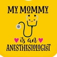 thumbnail image 4 of Inktastic Anesthesiologist Mom Baby Girls Baby Bib, 4 of 4