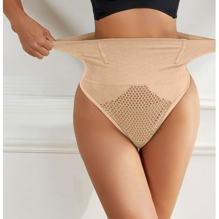 Abomasnow Underwear Women Pack Seamless Shapewear Panties High Waisted Body Shaper Underwear Sexy Mesh Butt Lifting Shapewear Briefs S-XXL on Clearance