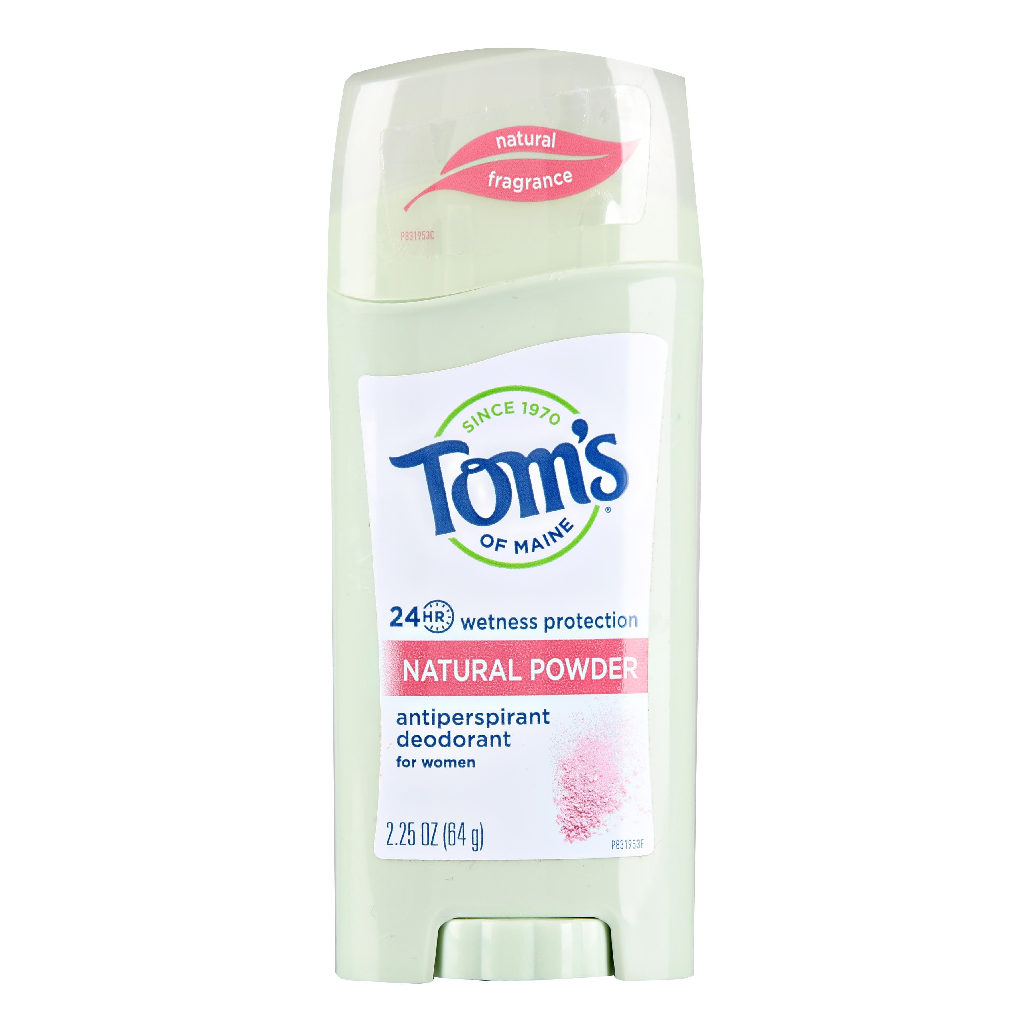 Tom's of Maine Antiperspirant Deodorant, Natural Powder, 2.25 oz