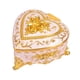 thumbnail image 3 of Joyero en forma de corazón único y versátil para guardar aretes y joyas. Oro rosa blanco, 3 of 9