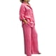 thumbnail image 1 of Conjunto de dos piezas de manga larga para mujer: top y pantalones anchos, poliéster, playa/vacaciones - Tallas S-XXXXL, 1 of 5