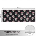 thumbnail image 5 of Kitchen Rugs Sets Of 2,Black Pink Skull Pattern Anti Fatigue Kitchen Mat Rugs Non Slip Washable,Decorative Kitchen Floor Mats for Kitchen,Sink,Laundry,17"X47", 5 of 5