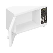Mini Microwave Oven Model, Mini Portable Composite Wood Vivid Delicate Dollhouse Microwave Oven For Dollhouse Decorations