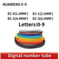 thumbnail image 2 of 500PCS EC-0,EC-1,EC-2, EC-3 Size 6 sqmm Colored Cable Wire Marker 0 to 9 For Cable, 2 of 6