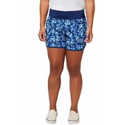Hang Ten Women 5" Hybrid Shorts (Jewel Provence, XX-Large)