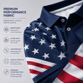 thumbnail image 3 of Men's 250 Anniversary USA Shirt United States of America 1776-2026 Tops Eagle Patriotic Flag Independence Day Shirts,Style 6，L, 3 of 7