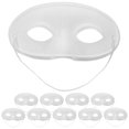 thumbnail image 1 of 10Pcs White Paper Mask Blank For Hand Painted DIY Crafts Ideal For Birthday Celebrations Carnival Events School Activities Masquerade Parties, 1 of 5