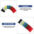 thumbnail image 2 of KAKOWELY Fusing Glass 7pcs Colors Square Glass Sheet Colorful Glass Fusing Glass Decorative Glass Sheet for Microwave1.97"X1.97"X0.47", 2 of 5