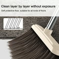 thumbnail image 4 of MERILER Broom and Dustpan Set - 180° Rotatable, Standing Storage, Scraping Teeth, Suitable for Home (1x Set), 4 of 7