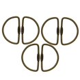 thumbnail image 3 of Durable Steel Screw Lock Keychain Rings, Simple Car keychain for Men Women, 6PCS Bronze, 3 of 9