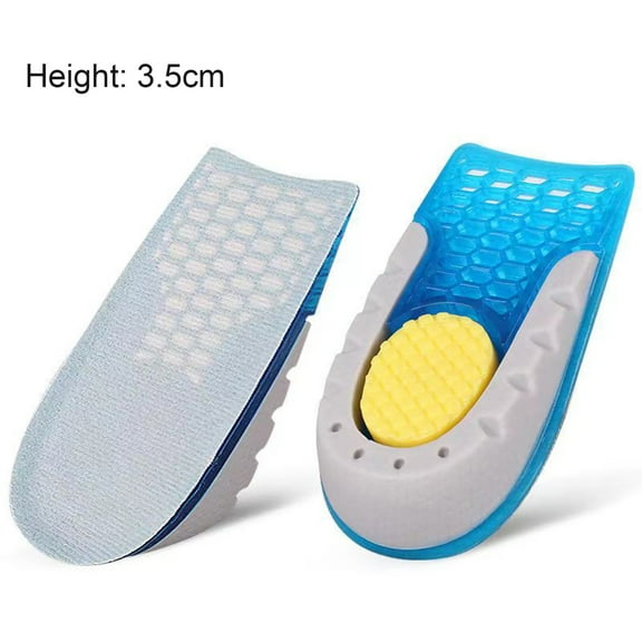 Insole,Lift Soft Breathable Pair Heel Lift Breathable Invisible Sillicone 1 Pair Heel Soft Breathable Invisible Dsfen Rookin Leeofty