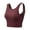 Red, variant on Women's Seamless Sports Bra Crop Top Vest Wireless Fitness Running Yoga Bralette