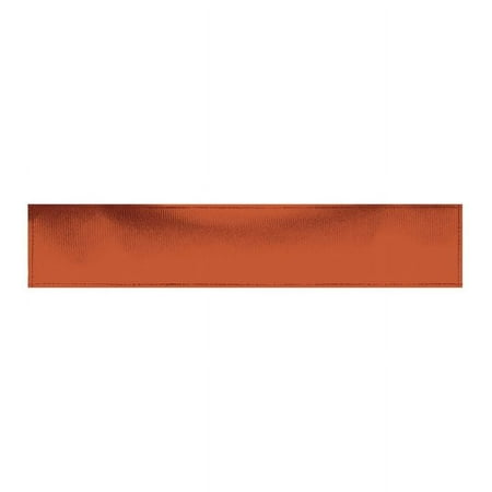 Russell NMP73M.BOR.OS Straight Football Nameplate, Burnt Orange - One Size