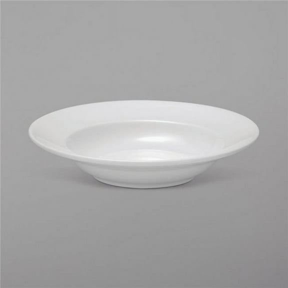 Oneida R4220000751 44 oz Royale Bright White Porcelain Wide Rim Pasta Bowl