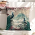 thumbnail image 6 of peacocks bird landscapelinen toss pillowcase decoration pillowcase gifting preferred 20x20inch cushion cover sofa pillowcase sofa bedroom living room car, 6 of 8