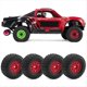 thumbnail image 2 of 4 Piezas Llantas con Neumáticos para ARRMA 1/14 Mini MOJAVE GROM RC, Accesorios y Piezas de Mejora, Color Rojo., 2 of 6