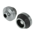 thumbnail image 1 of Slider de marco de motocicleta de 15mm Aleación de aluminio Plástico Protección de carenado Crash Pad Protector Guard 59mm 45mm Tono titanio 2 Pcs, 1 of 7
