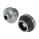 thumbnail image 1 of Slider de marco de motocicleta de 15mm Aleación de aluminio Plástico Protección de carenado Crash Pad Protector Guard 59mm 45mm Tono titanio 2 Pcs, 1 of 7