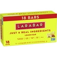 thumbnail image 2 of Larabar Lemon Bar, Gluten Free Vegan Fruit & Nut Bars, 1.6 oz bars, 18 ct, 2 of 9