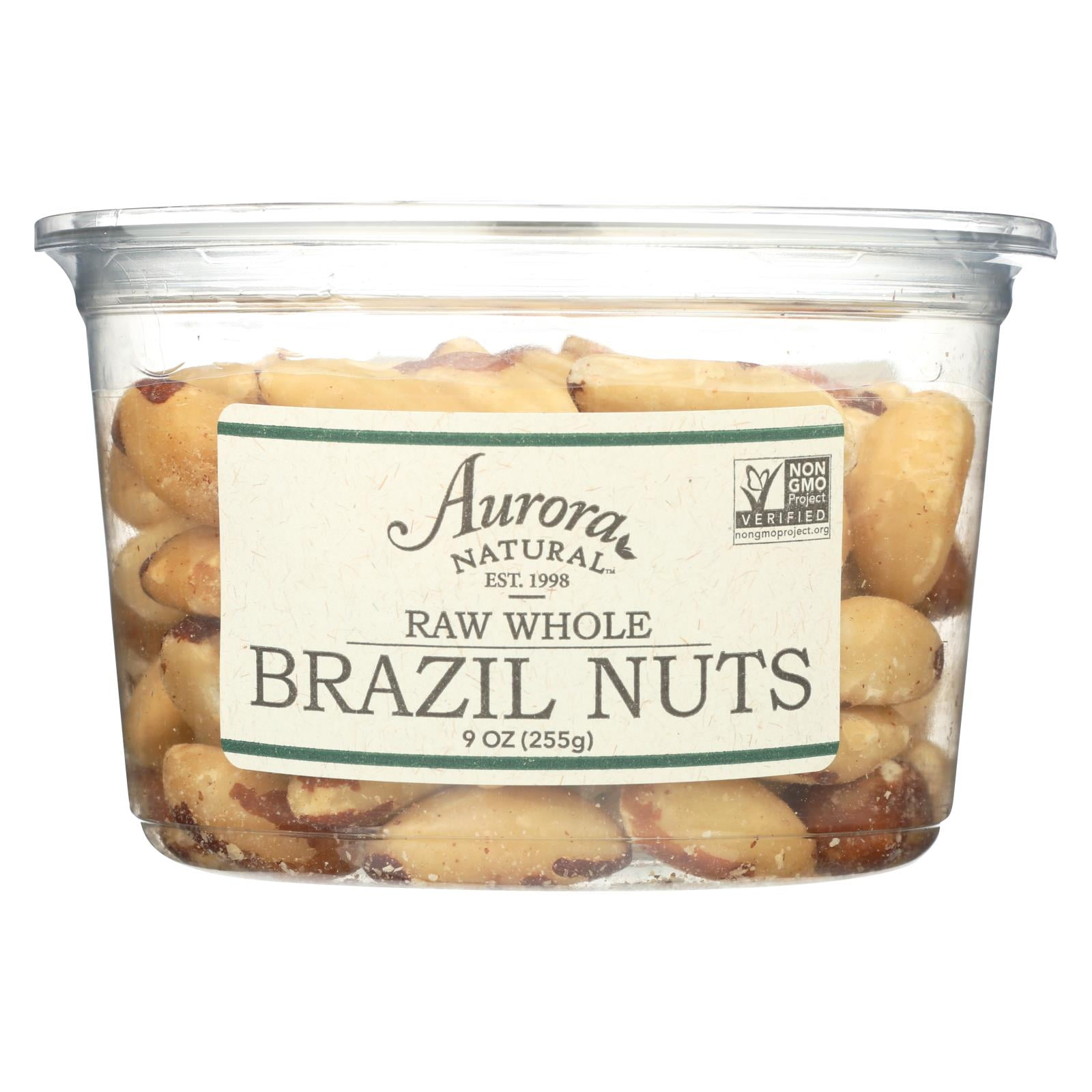 Aurora Natural Products Raw Whole Brazil Nuts, 9 Oz, Pack Of 12