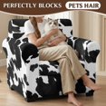 thumbnail image 4 of Chririnla 2 Pcs Armchair Sofa Cover for Living Room Armchair Slipcover with Stretch for Pet, Cow Patterned Chair Slip Cover, 4 of 8