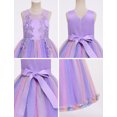 thumbnail image 7 of IBTOM CASTLE Flower Girl Formal Maxi Wedding Dress Floral First Communion Easter Ball Gown Tween Pageant Junior Bridesmaid Dresses Rainbow Purple, 7 of 7