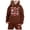 Coffee, variant on Size 8 Girls Clothes - Child Toddler Boys Girls Long Sleeve Solid Warm Hoodie Pullover Tops Pants Kids Outfits Sweat Suit (Coffee,2-3 Years )