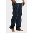 thumbnail image 3 of Men's Knitted Pajama Sweat Pants with Drawstring (Navy, 2XL), 3 of 4