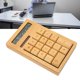thumbnail image 1 of Calculadora De Madera, Diseño Ergonómico Apagado Automático Calculadora Portátil Con Batería Solar Número De Tallado Para El Hogar Para La Tienda, 1 of 7