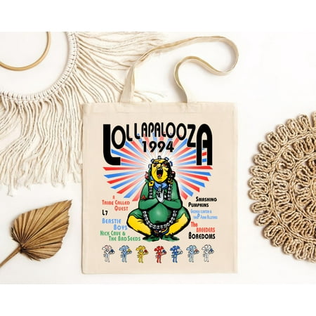 vintage Lollapalooza Tour 1994 Tote Bag-TH20336