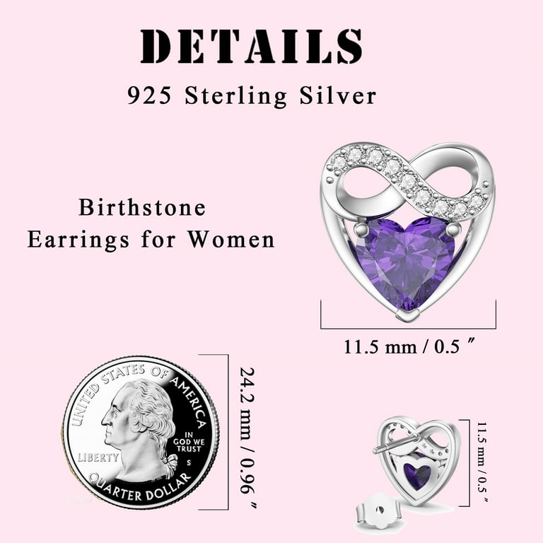 February clearance birthstone earrings
