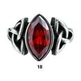 thumbnail image 4 of Anillo de cristal para hombre, ceremonia de fiesta, boda, niños, estilo Vintage, diseño Simple, anillos de acero portátiles, joyería de mano, Ropa, zapatos y accesorios Miscelánea Rojo Tamaño 10 Sonducket  AP014446-18B, 4 of 6