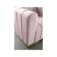 thumbnail image 6 of Meridian Furniture Marlon Pink Velvet Sofa, 6 of 8