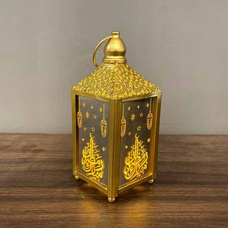

Night Light Ramadan Lantern With LED Decorative Hanging For Home