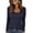 Navy, variant on purcolt Women's Lace Long Sleeve Shirts Ribbed Knit Scoop Neck Slim Fit Tunic Tops Casual Trendy Blouses Going Out Tops