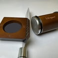 thumbnail image 3 of Lifespace Walnut & Alloy Rolling Knife Sharpener with 4 Blade Angles in a Gift Box, 3 of 11