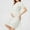 White, variant on Fesfesfes Polka Dots Maternity Dress Short Sleeve Tie Waist Fashionable Comfortable Pregnancy Dress for Women Casual Summer Outfit(Red,L)