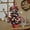 Red #4, variant on mtvxesu Christmas Decor, Premium Snow Flocked Hinged Artificial Mini Christmas Tree Fake Spruce Full Tree for Home Office Party Decoration Christmas Decorations Outdoor