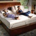 thumbnail image 2 of Split Queen 5PC Bed Sheets - Stripe White - Deep Pocket - 400 TC 100% Cotton Super Soft Hotel Bedding - Cool & Wrinkle Free - 2 Fitted, 1 Flat, 2 Pillow Cases - Split Queen Sheets - by Splendid, 2 of 3
